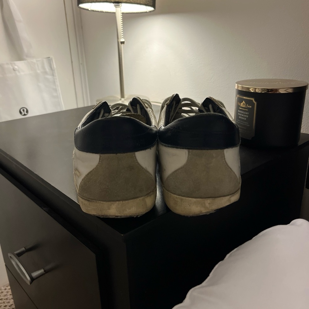 GGDB White and Black Star Sneakers - Picture 4 of 5